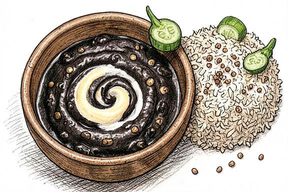 Dal Makhani avec riz jeera