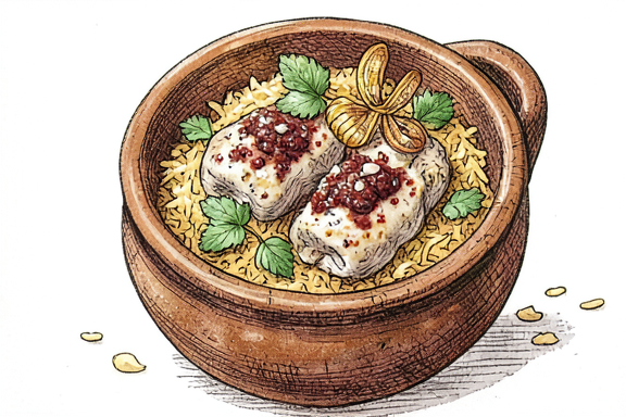 Biryani de poulet hyderabadi
