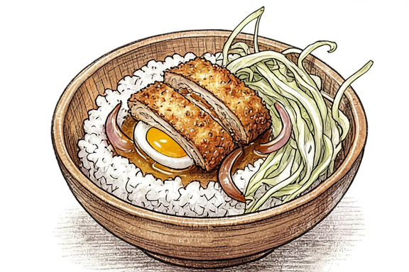 Katsu Don au chou râpé