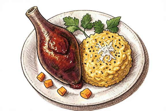 Osso Buco au Risotto à la Milanaise